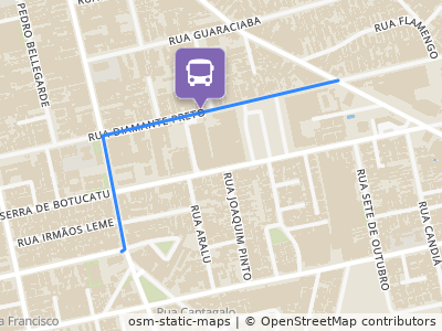 Mapa da parada