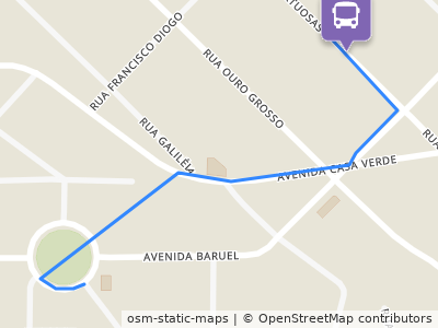 Mapa da parada