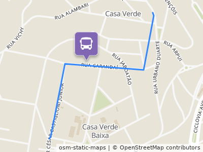 Mapa da parada