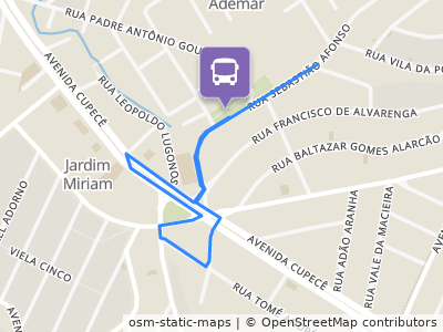 Mapa da parada