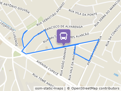 Mapa da parada