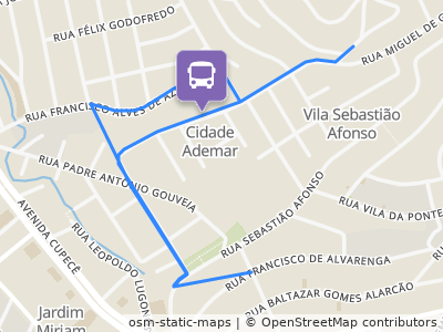 Mapa da parada