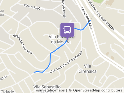 Mapa da parada