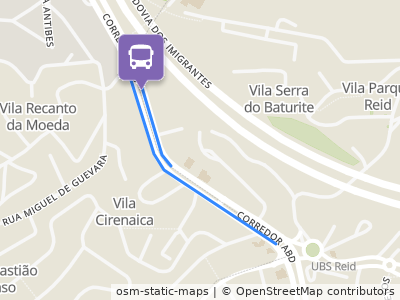 Mapa da parada