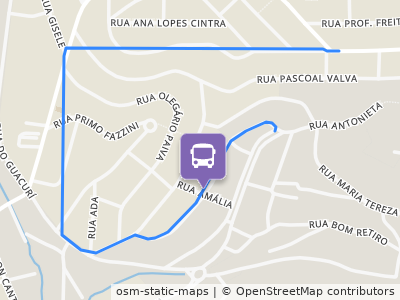Mapa da parada