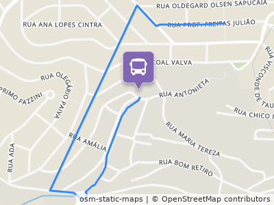 Mapa da parada