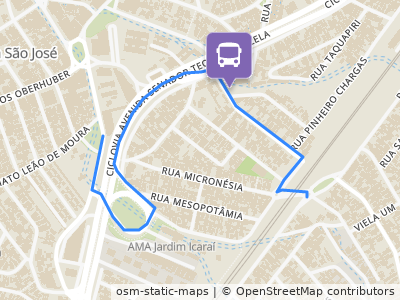 Mapa da parada