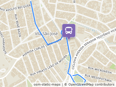 Mapa da parada