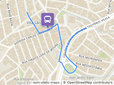 Mapa da parada