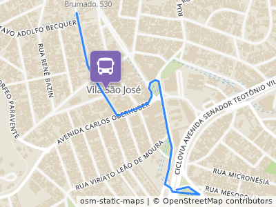 Mapa da parada