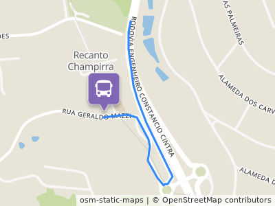 Mapa da parada
