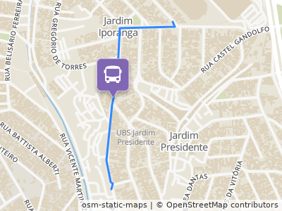 Mapa da parada