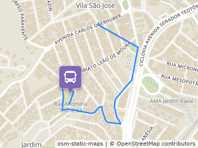 Mapa da parada
