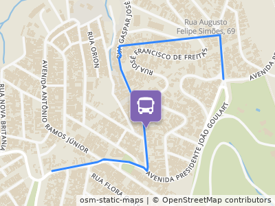 Mapa da parada