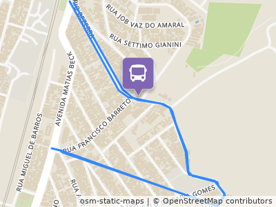 Mapa da parada