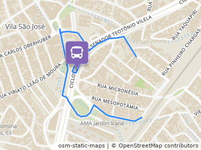 Mapa da parada