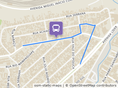 Mapa da parada
