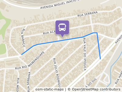 Mapa da parada