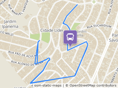 Mapa da parada