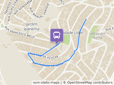 Mapa da parada