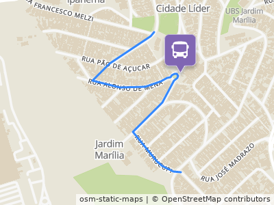 Mapa da parada