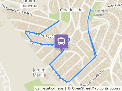 Mapa da parada