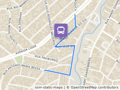 Mapa da parada