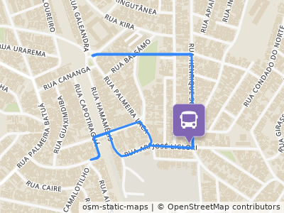 Mapa da parada