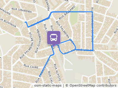 Mapa da parada