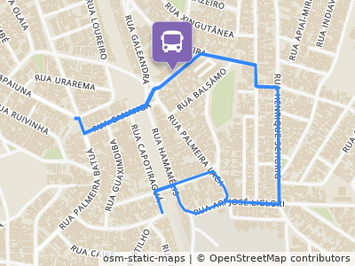Mapa da parada