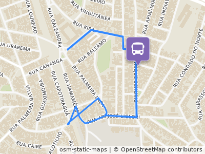 Mapa da parada