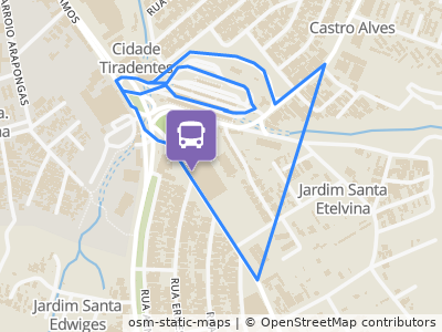 Mapa da parada