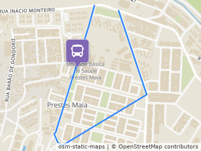Mapa da parada