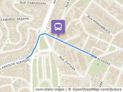 Mapa da parada