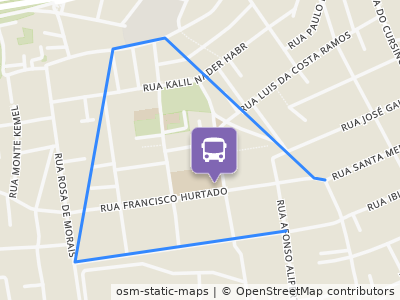 Mapa da parada