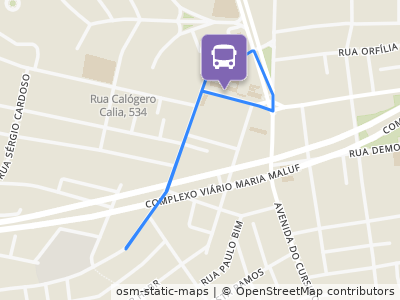 Mapa da parada