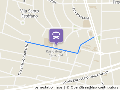 Mapa da parada