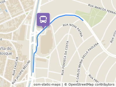 Mapa da parada