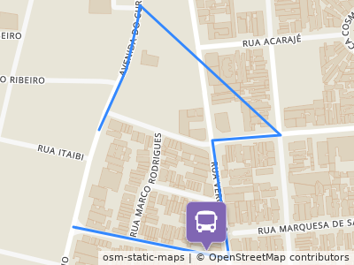Mapa da parada
