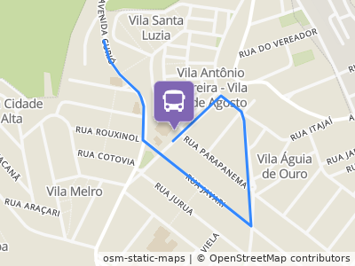Mapa da parada