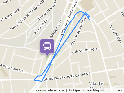 Mapa da parada