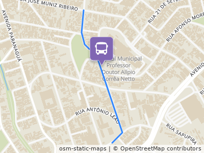 Mapa da parada