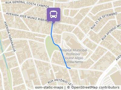 Mapa da parada