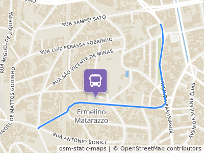 Mapa da parada
