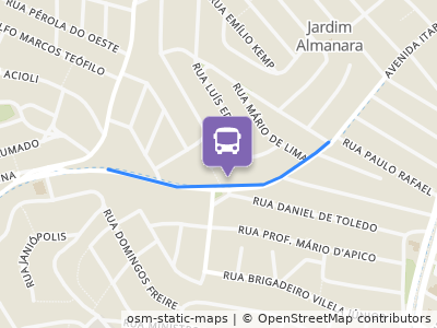 Mapa da parada