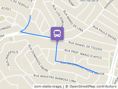 Mapa da parada