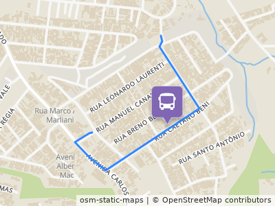 Mapa da parada