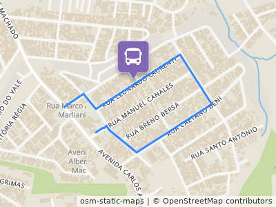 Mapa da parada
