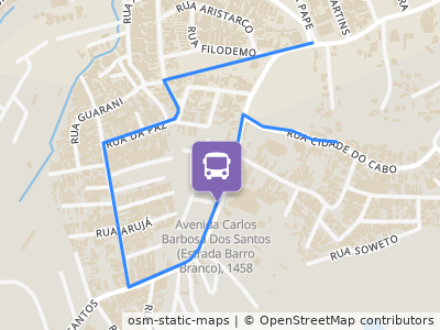 Mapa da parada
