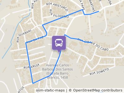 Mapa da parada